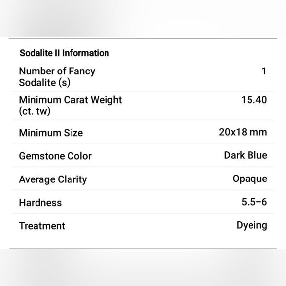 Blue Sodalite Lock and Key Pendant - Picture 16 of 16